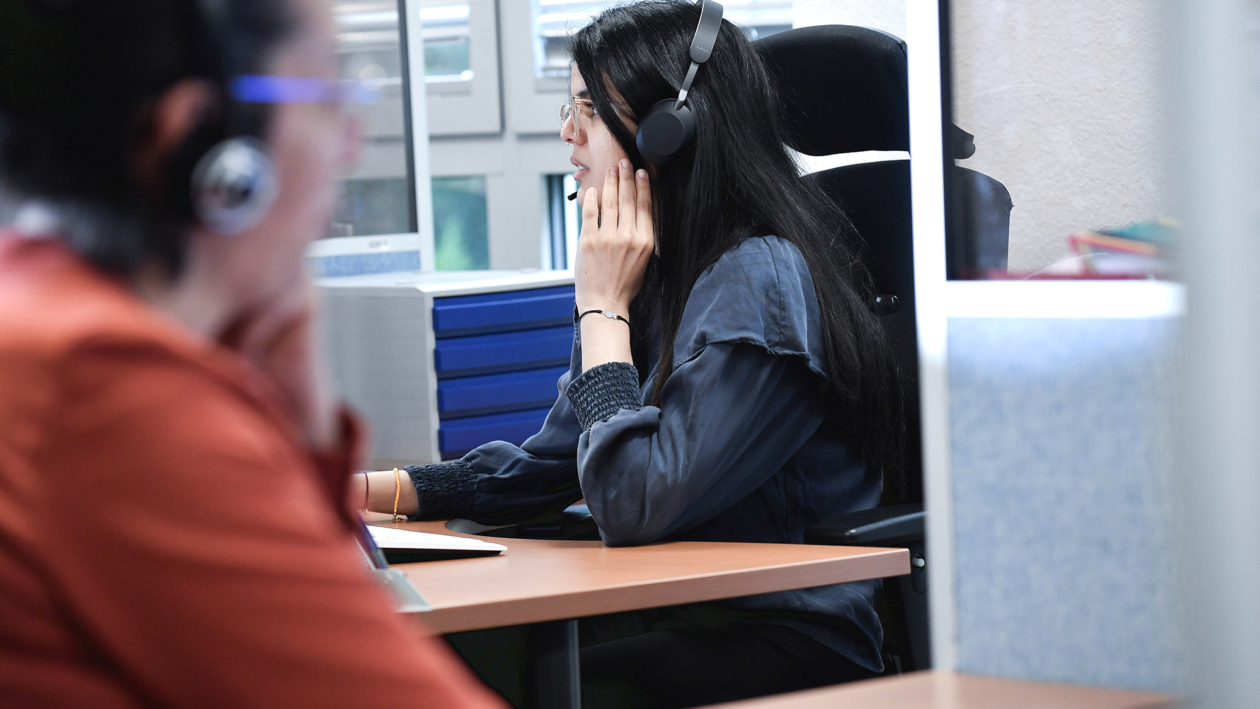 Reportage photo institutionnel dans un call center