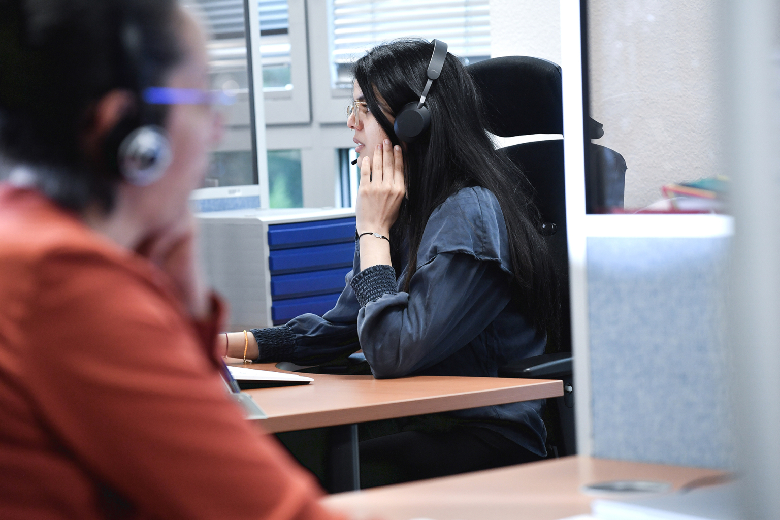Reportage photo institutionnel dans un call center