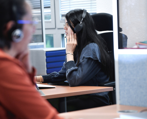 Reportage photo institutionnel dans un call center