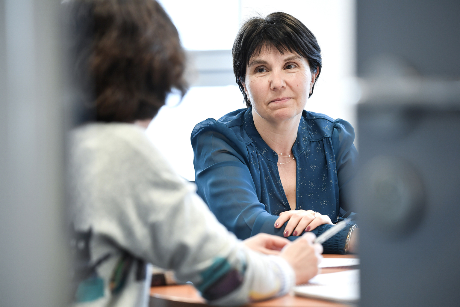 Reportage institutionnel sur la rencontre avec des professionnels de la santé