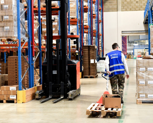 Reportage corporate sur la logistique en milieu industriel