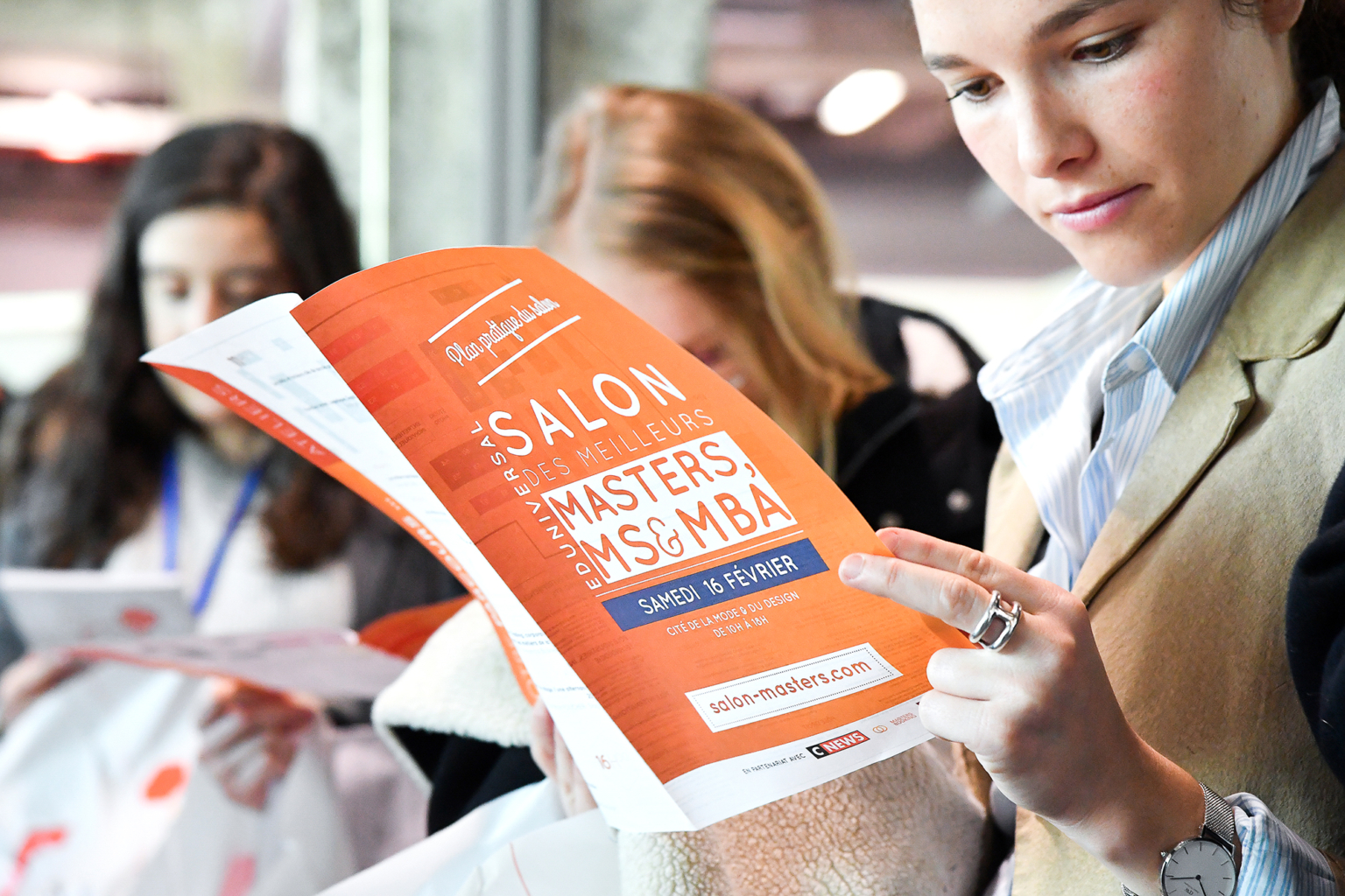 Reportage photo pendant le l’ouverture du salon de l’enseignement supérieur