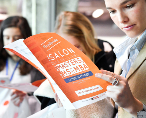 Reportage photo pendant le l’ouverture du salon de l’enseignement supérieur