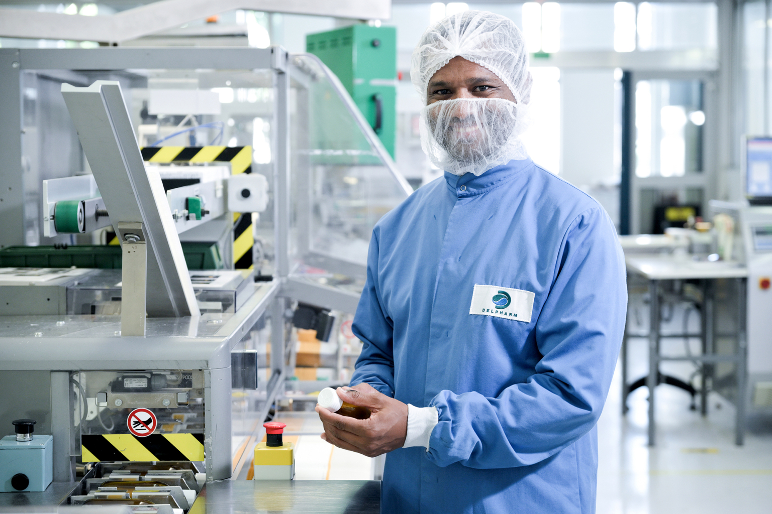 Portrait photo d'un salarié dans l'industrie