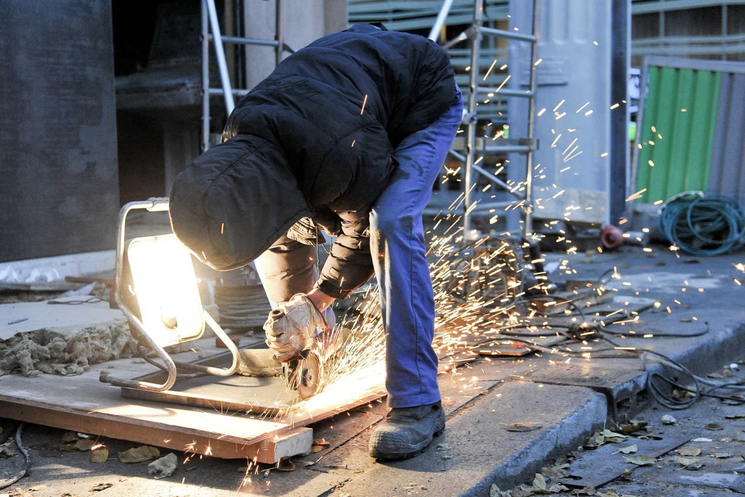 reportage photo mettant en lumière les techniques du BTP
