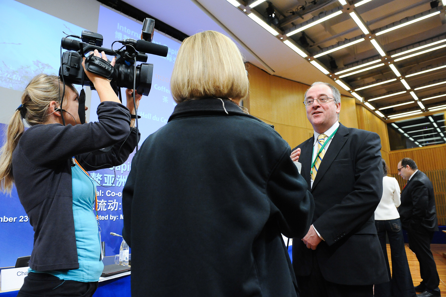 Reportage photo et interview en direct