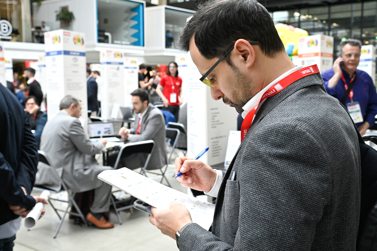 Reportage sur un événement entre start-up