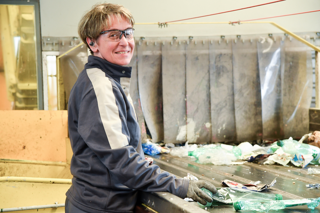 Reportage dans une unité de recyclage
