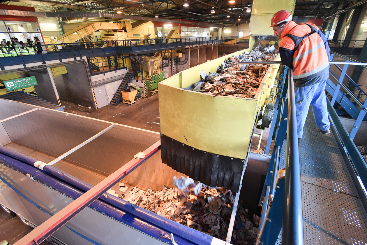 Reportage dans une usine de recyclage