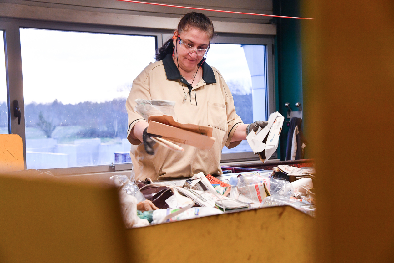 Reportage sur une unité de traitement des déchets