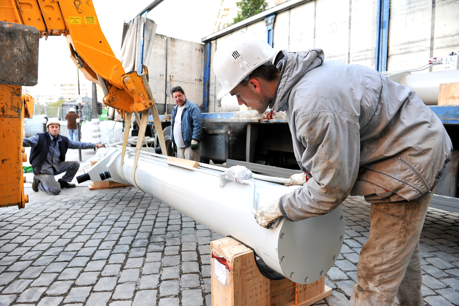 photo reportage sur un chantier BTP parisien