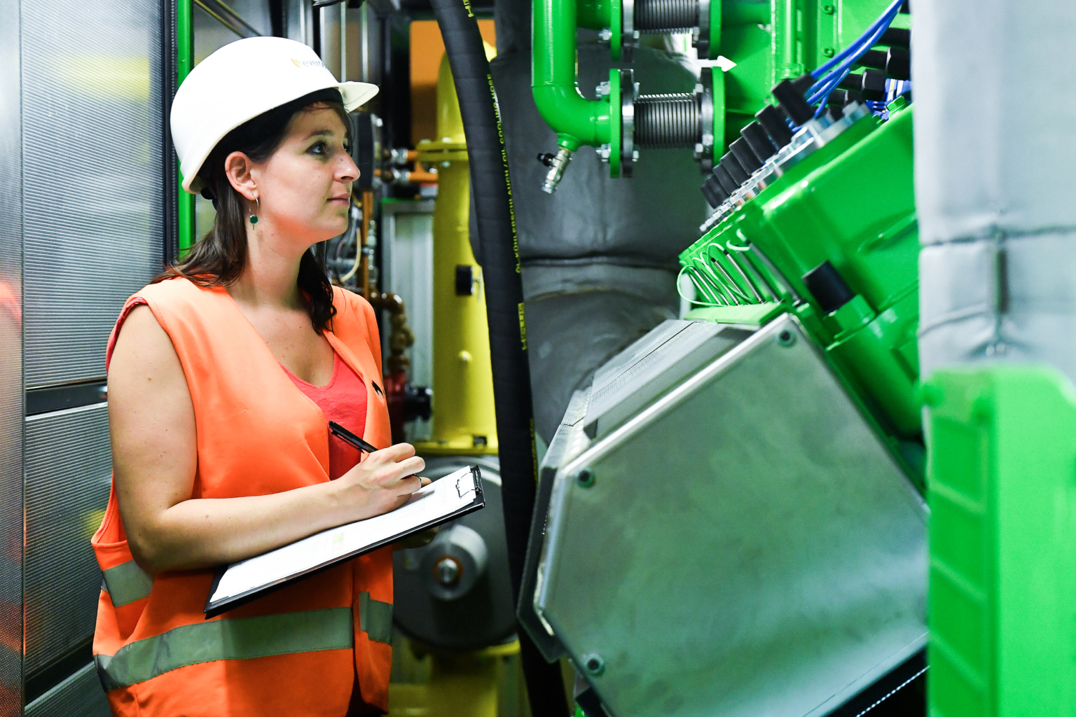 Photo industriel sur le contrôle de la production d'énergie