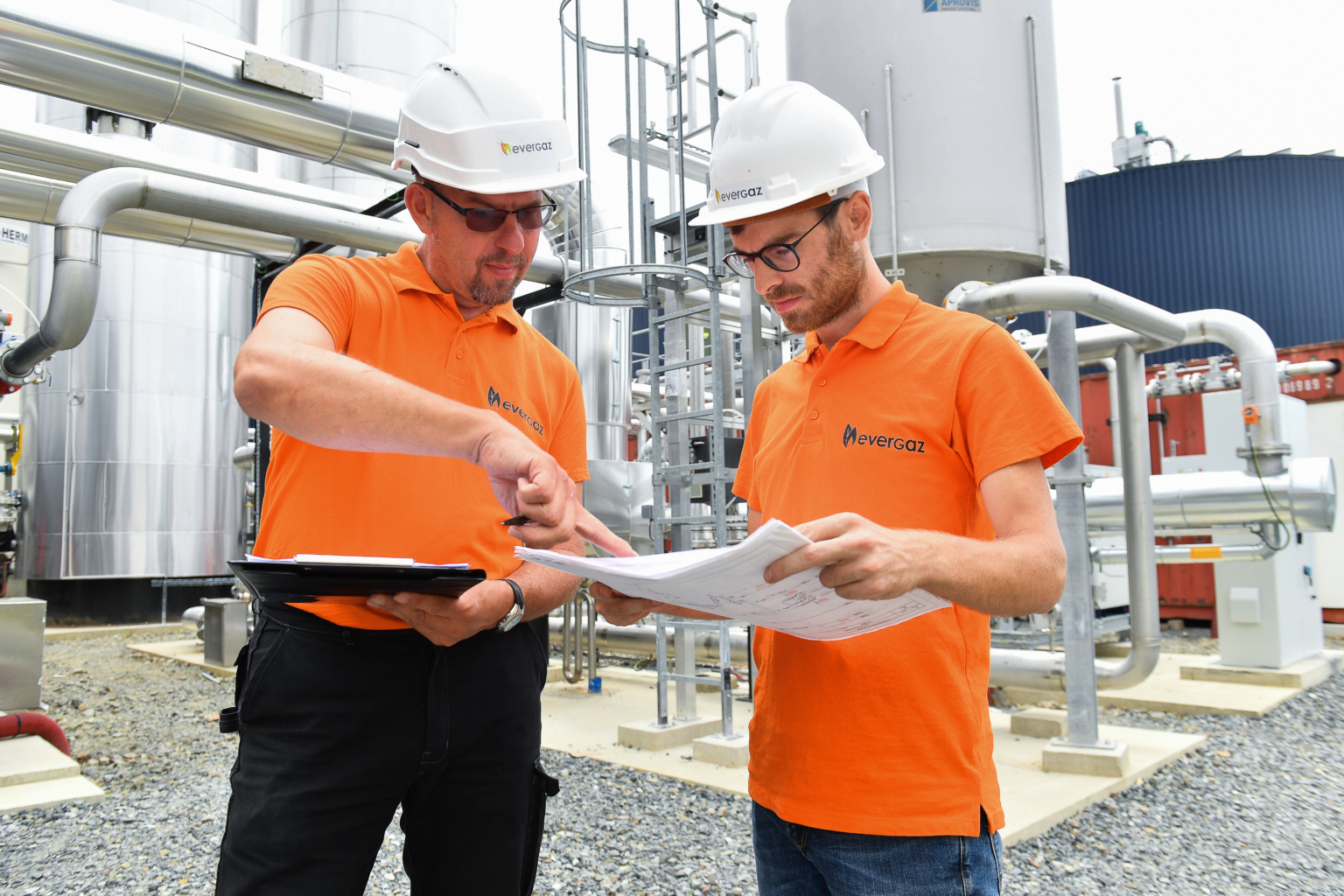 Reportage photographique sur la production d'énergie propre