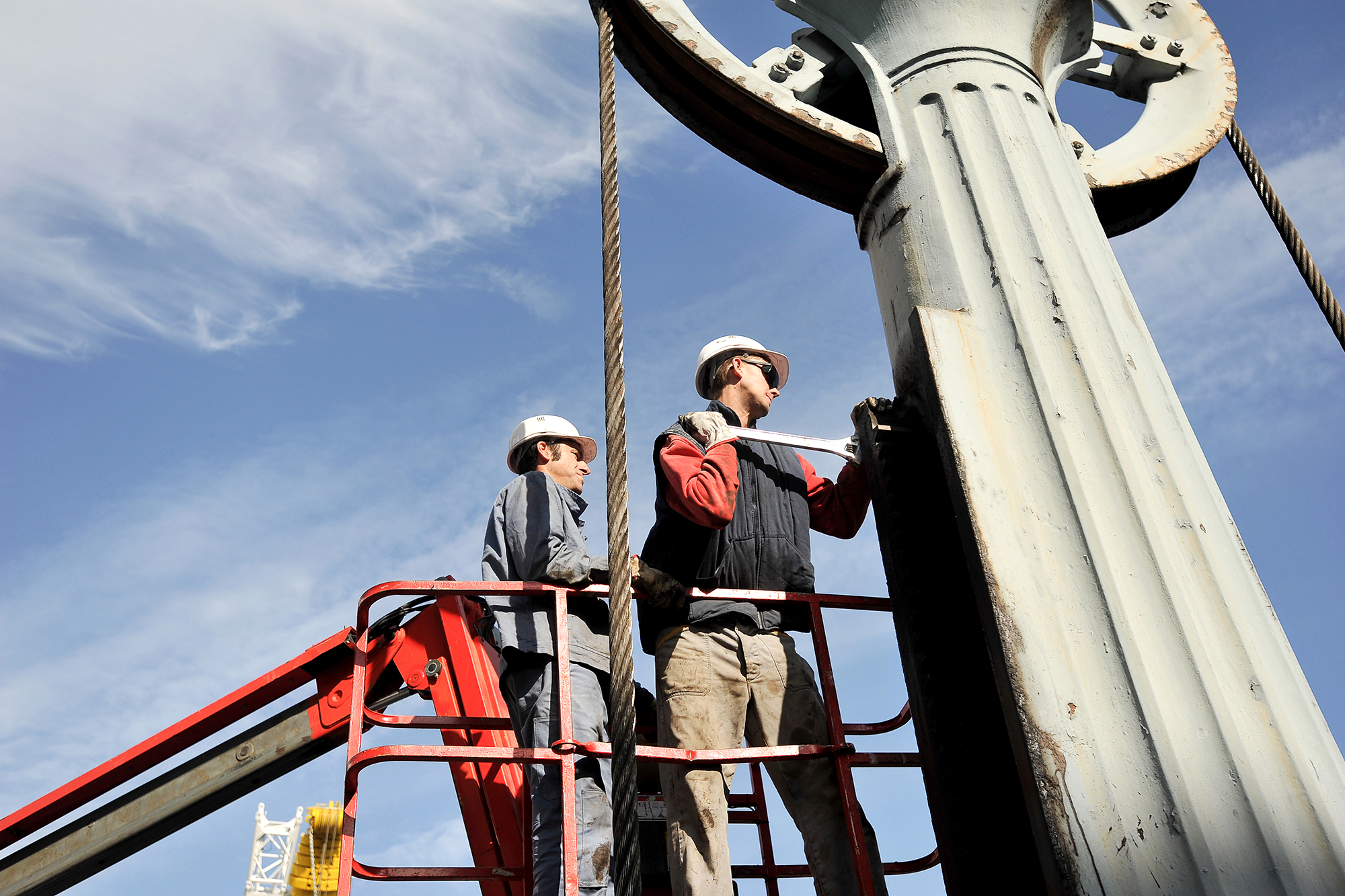 Reportage photo sur la suivi d'un chantier