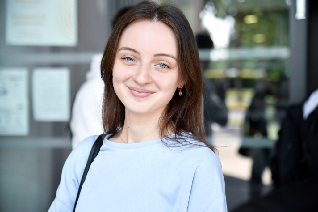 Portrait corporate d’une élève en formation