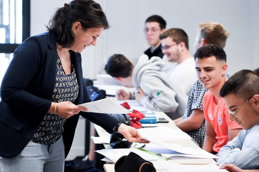 Reportage photo dans une salle de classe
