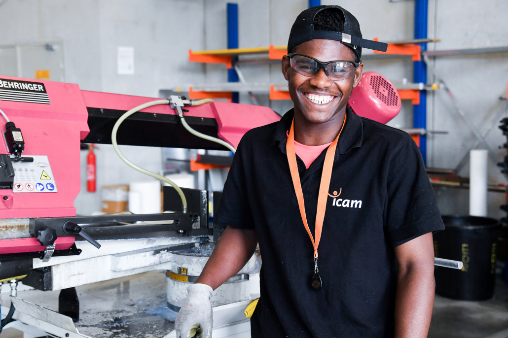 Portrait corporate d’un étudiant en centre de formation