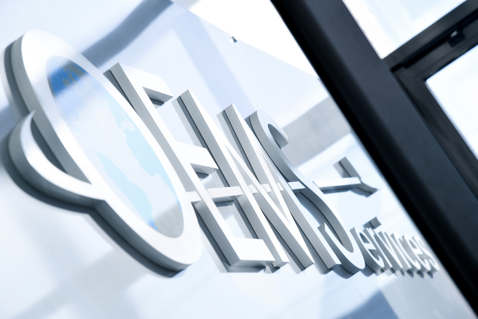 Le logo de l'entreprise pour une publication corporate