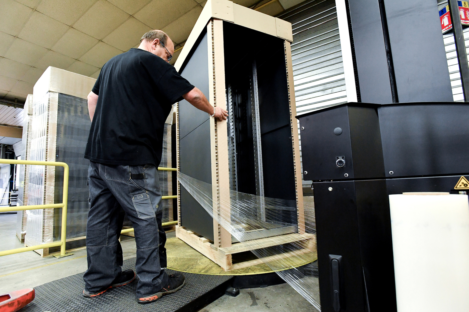 Photo reportage dans l'industrie du data center