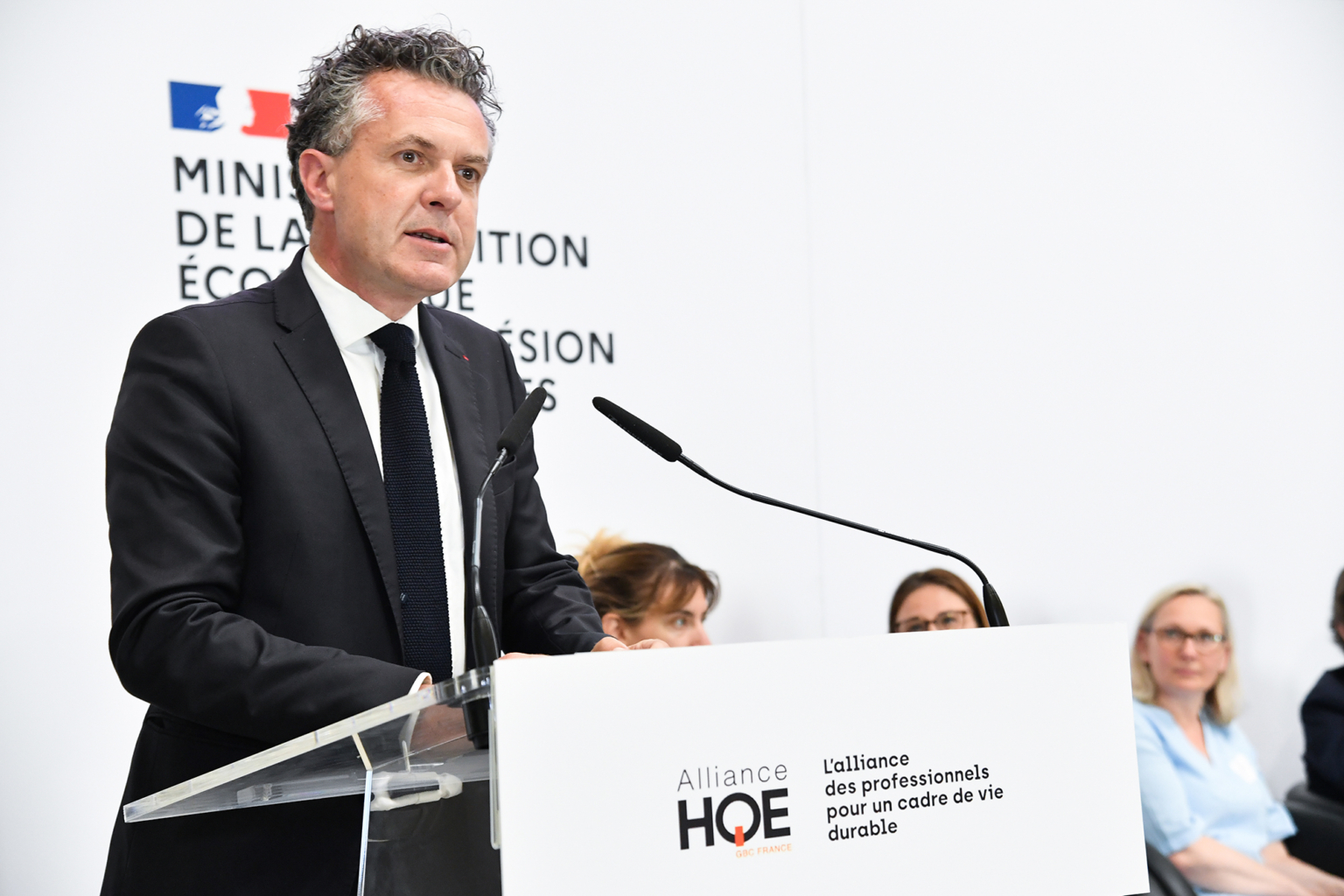 Reportage événementiel, photo du ministre