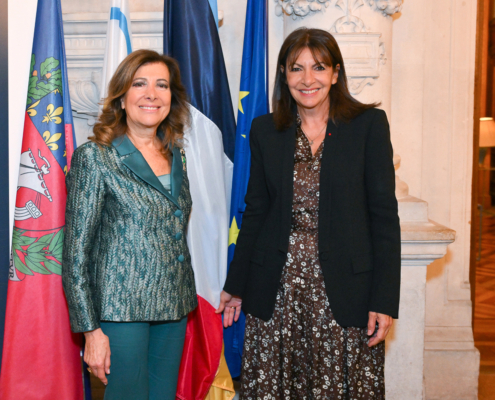 Photographe institutionnel sur la rencontre avec Anne Hidalgo