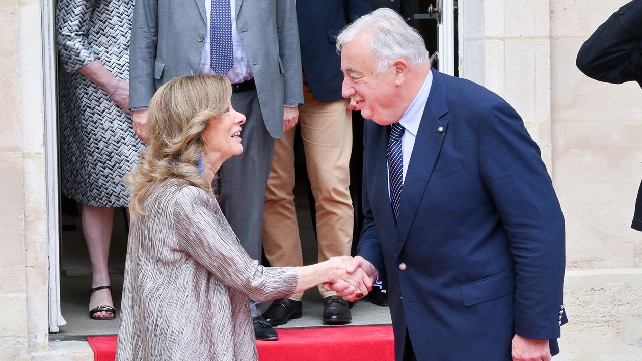 Photographe institutionel sur les rencontres gouvernementale Franco italienne